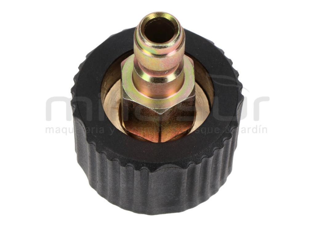 CONECTOR DA MANGUEIRA DE LAVAGEM DE PRESSÃO 22MM FÊMEA - ACOPLADOR RÁPIDO MACHO DE 1/4 - foto 2