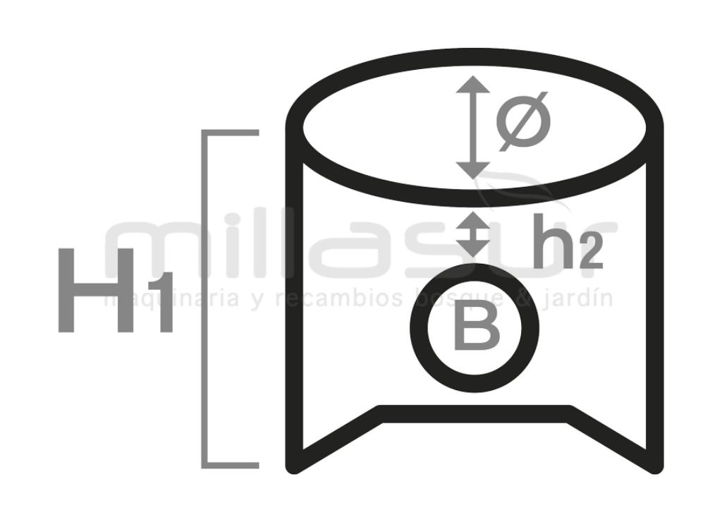 PISTON HUSQVARNA 365 - JONSERED 2165 - foto 1