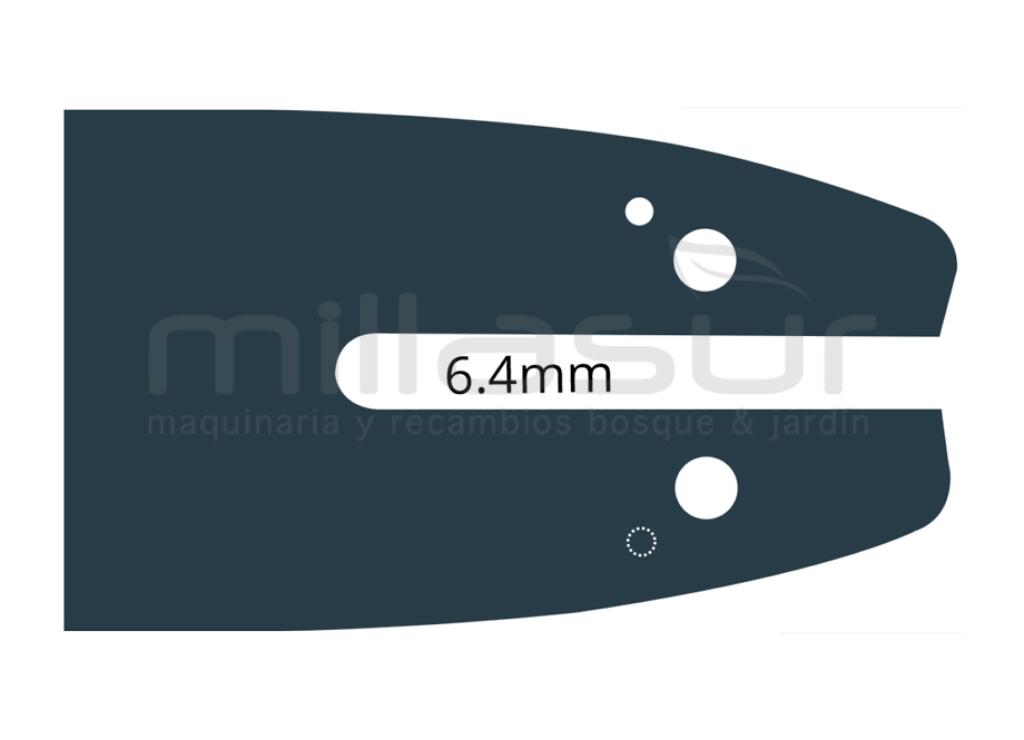 SWORD ANOVA ADAPTABILIDADE LAMINADA MCCULLOCH 12" - 3/8 - .050 1,3mm - 44E - foto 1