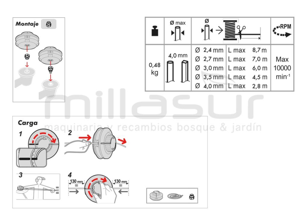 EASYWORK130 CABEÇA DE CARGA RÁPIDA - SEM ADAPTADOR - foto 4